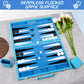 Froggod Light Blue 15 Inch Backgammon Sets for Adults, Classic Board Game