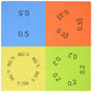 Didax Educational Resources Magnetic Decimal Tiles