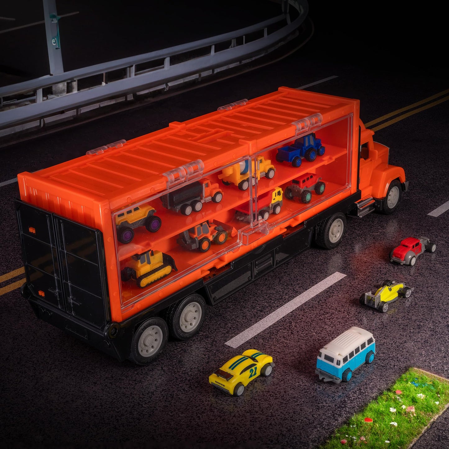 Driven by Battat Pocket Fleet 1 Mini Toy Cars 10 Pack Playset, Trucks