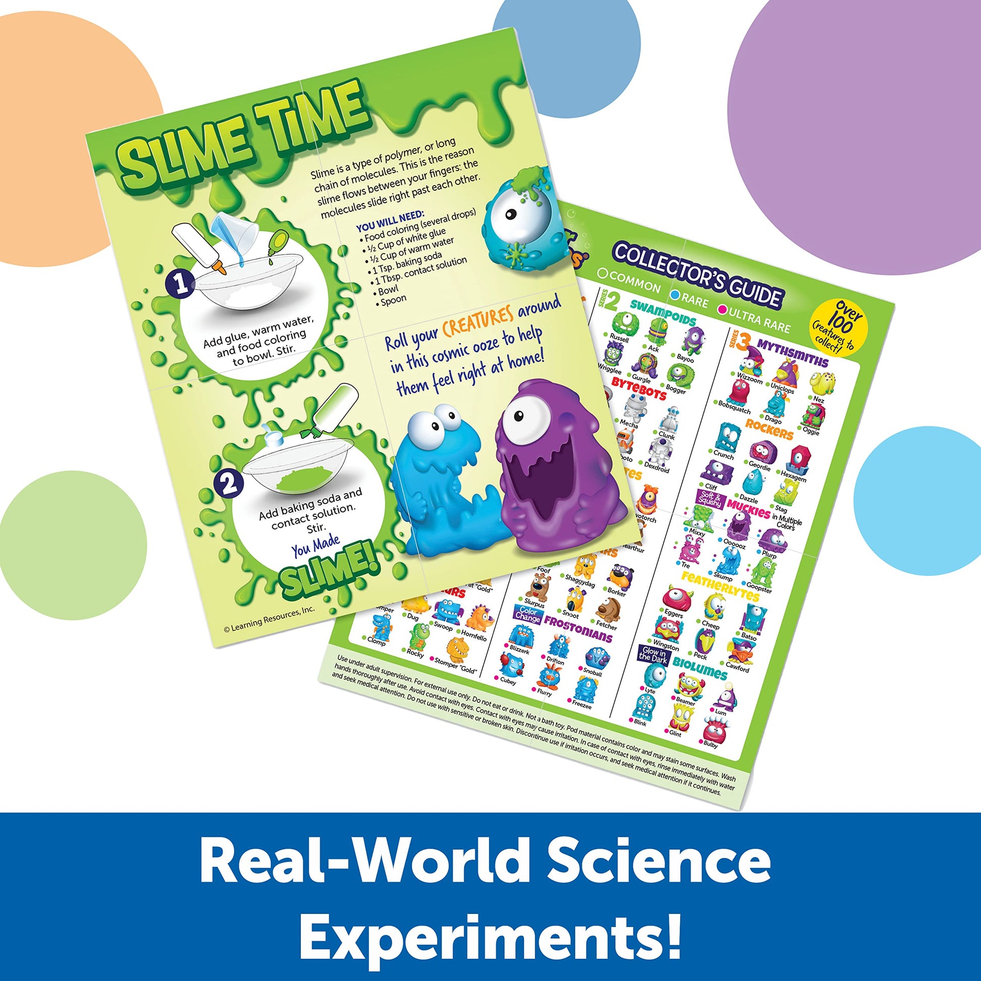 Learning Resources Beaker Creatures Series 3 - 6-Pack of Pods, Ages 5+ Science Exploration Toys, STEM Toys for Kids, Homeschool Must Haves, Science