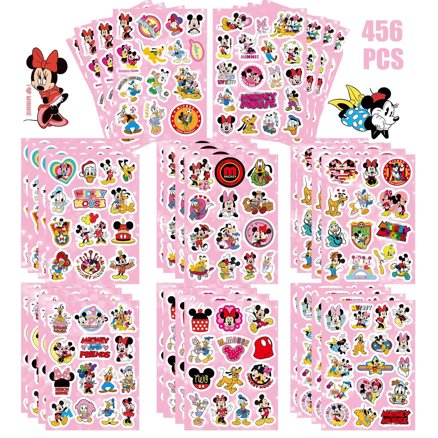 Mouse Stickers, Scrapbooking, 32 Different Sheets, Teacher Reward Stickers Prizes, Mouse Themed Birthday Party Favors Supplies?Recommended Age