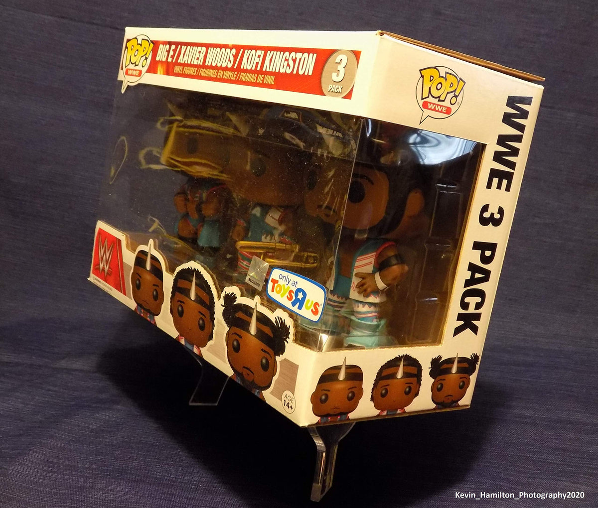 Funko POP! Big E Xaviers Woods Kofi Kingston WWE Exclusive New Day 3 Pack