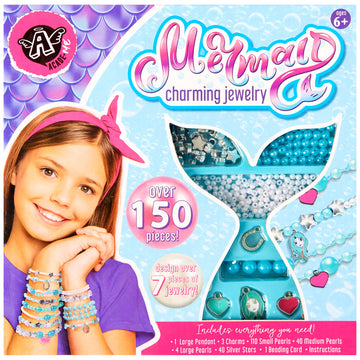 Anker Play Products Angel Acade-Me, Mermaid Charm Jewelry Craft Kit - Design 7+ Unique Pieces