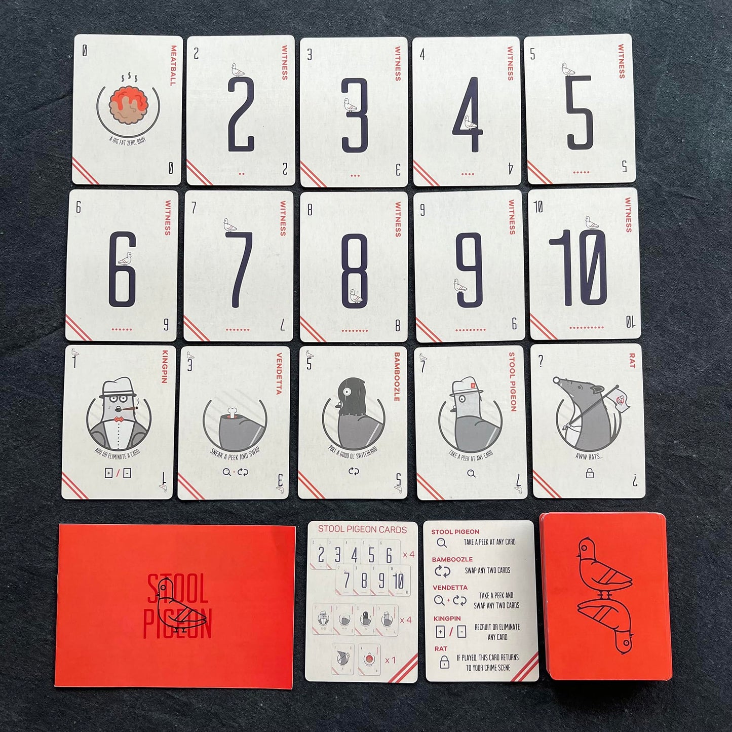 Barrel Aged Games: Stool Pigeon | Quick Tactical Pigeon Mafia Card Game You Will Play for Hours! Easy to Teach, Fun for All, Ages 8+, 2-6 Players
