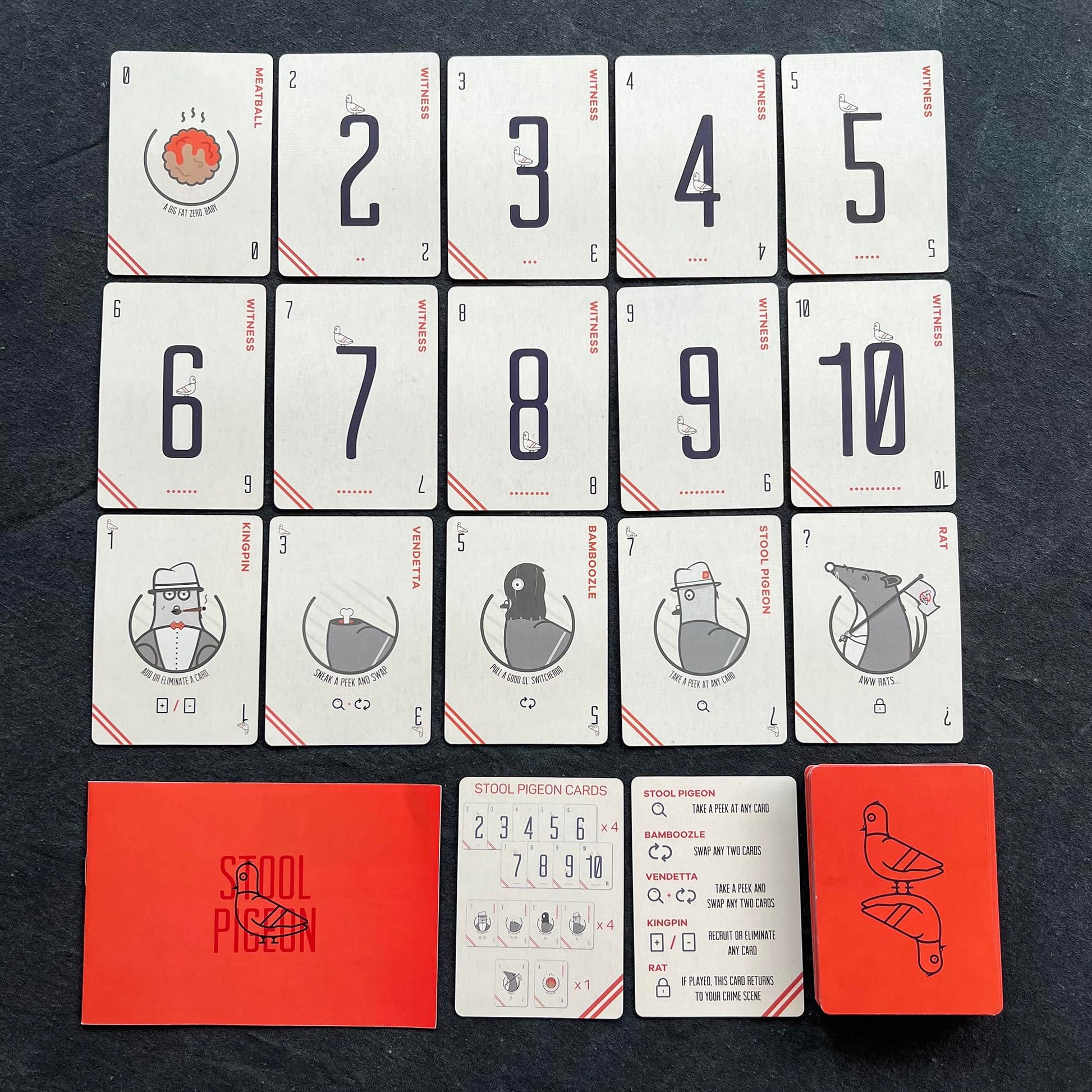 Barrel Aged Games: Stool Pigeon | Quick Tactical Pigeon Mafia Card Game You Will Play for Hours! Easy to Teach, Fun for All, Ages 8+, 2-6 Players