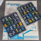 Flying Buffalo Game Piece Counter Trays (5-Pack); War Game and Board Game Storage Sorting Organizers, Playthos Collection