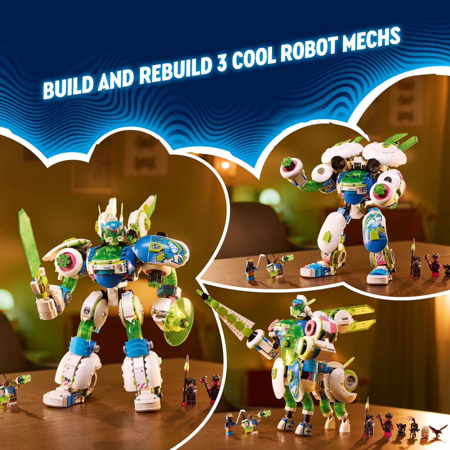 LEGO Dreamzzz Mateo and Z-Blob The Knight Battle Mech Building Toys Set - Spaceship & Robot Toy for Kids, Boys & Girls, Ages 10+ - Birthday Gift with