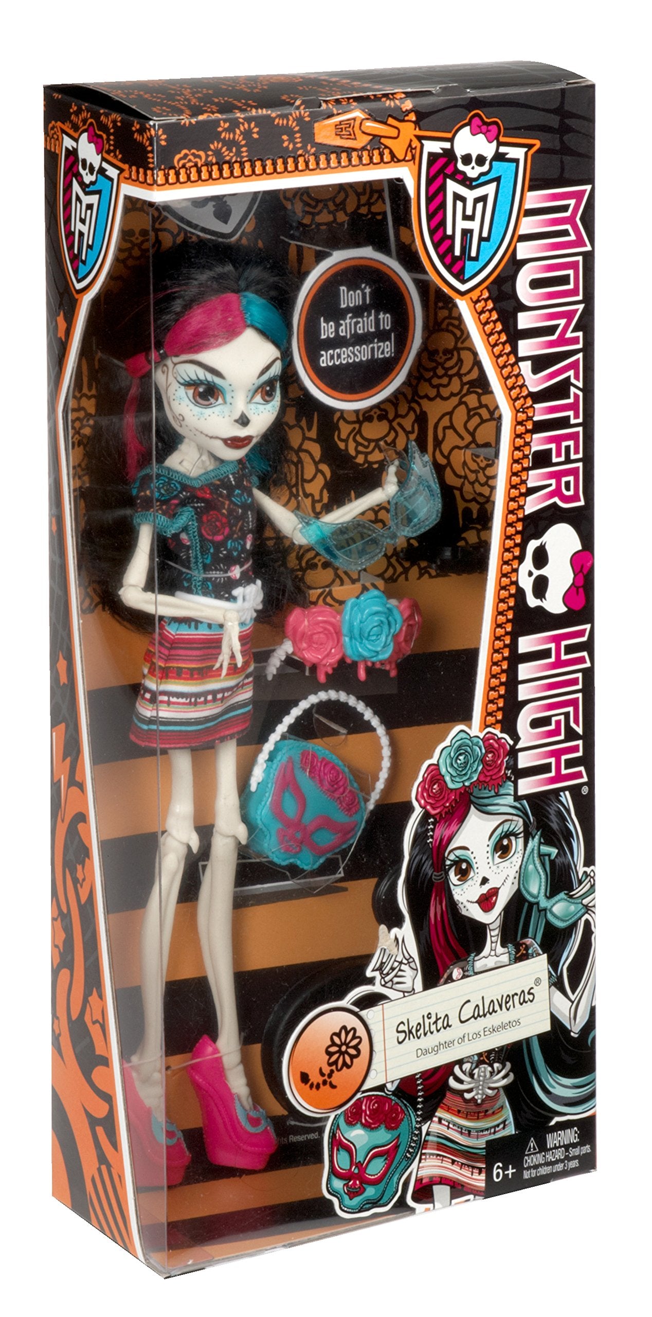 Monster High Monster Scaritage Skelita Calaveras Doll and Fashion Set