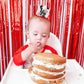Jissoo Pizza 1/2 Birthday Crown - Holy Cannoli Half Birthday Decorations,Pizzeria Party Hat Photo Props,Pizza Cake Smash 6 Months Party Crown,Sweet