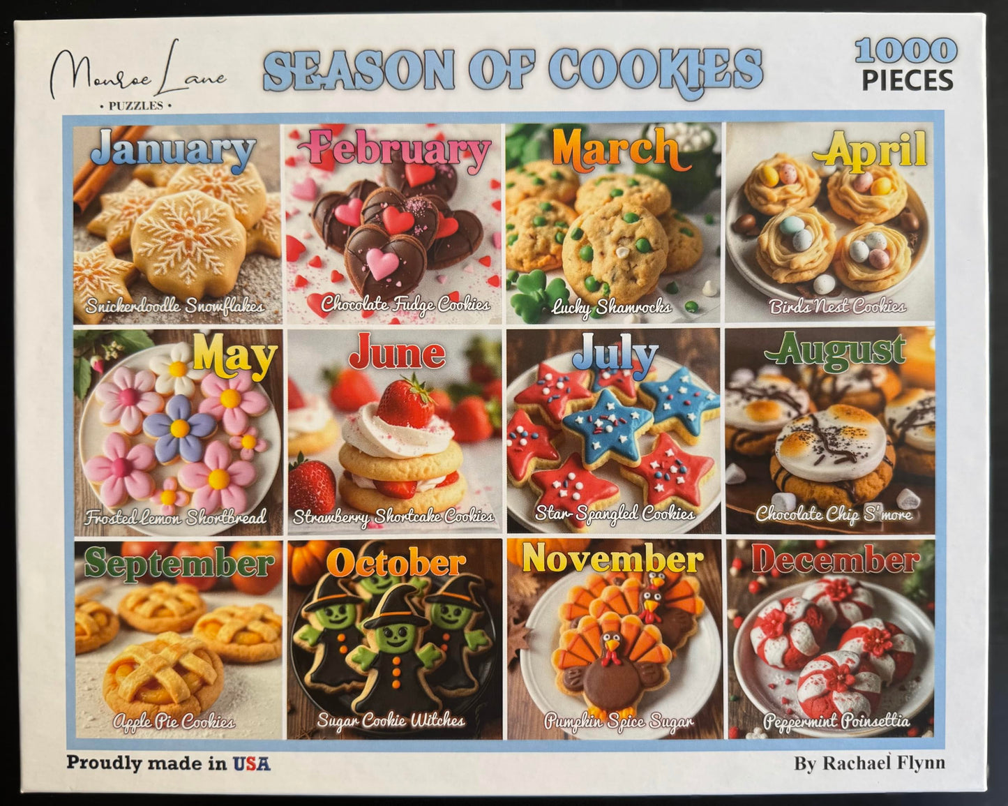 Monroe Lane Puzzles - Season of Cookies 1000-piece Jigsaw Puzzle