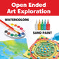 Faber-Castell 3D Sand Painting Kit for Kids: Create 5 Sand Art Pictures, DIY Arts and Crafts for Kids, Art Projects and Gifts for Girls and Boys (Ages