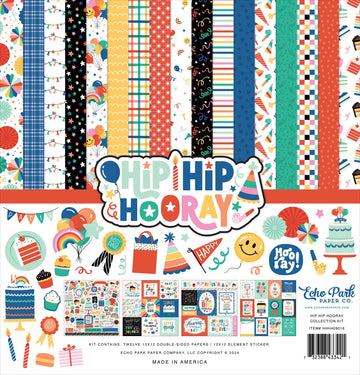 Echo Park Paper Hip Hip Hooray Collection Kit