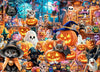 Halloween Havoc Jigsaw Puzzle 1000 Piece by Vermont Christmas Company - Halloween Puzzles with Randomly Shaped Pieces - 26 5/8" x 19 1/4"