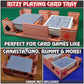 Ritzy 2 Deck Swivel Playing Card Tray, 1-2 Decks: US Made(Steampunk Copper)
