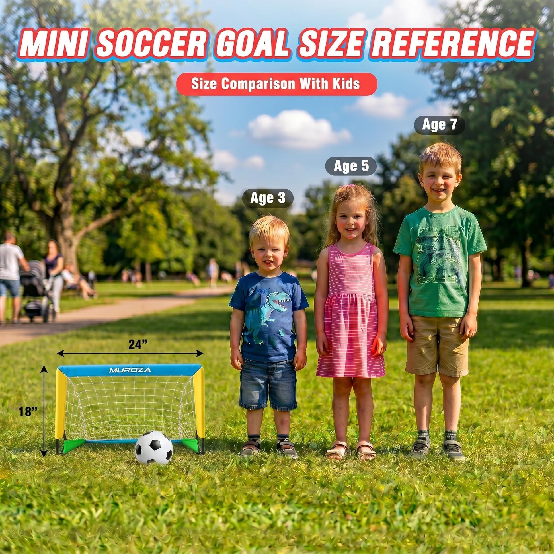 Kids Soccer Goal, Soccer Goals for Backyard Set