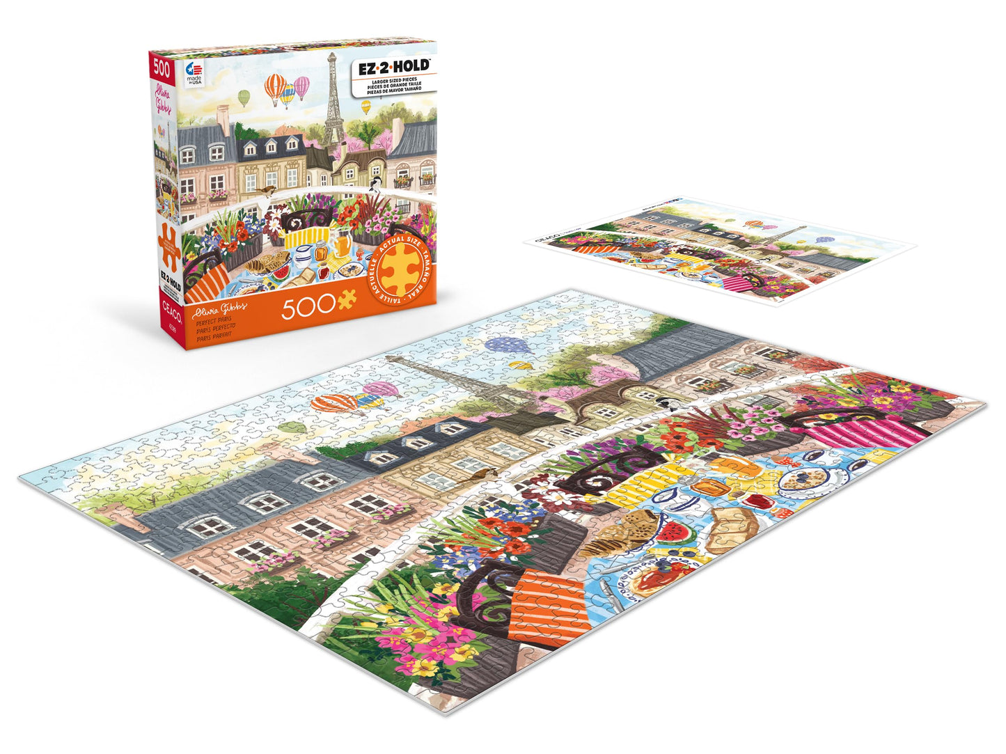 Ceaco - Perfect Paris - 500 Large Piece Jigsaw Puzzle for Adults