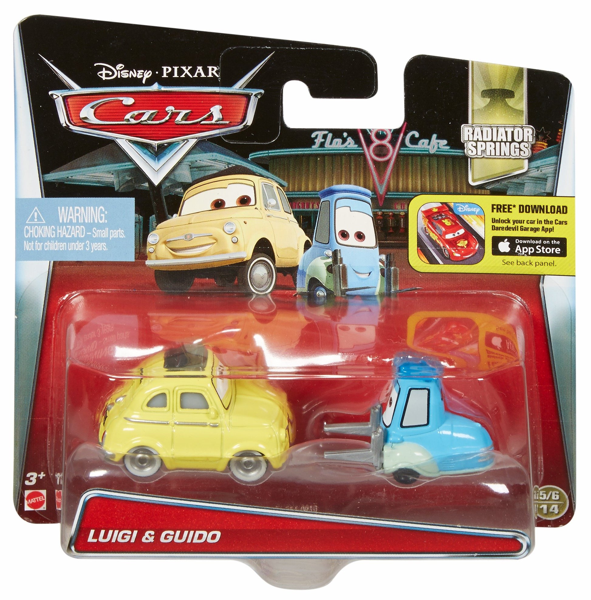Disney Pixar Cars Luigi & Guido Die-cast Vehicles