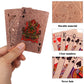 LIUBUJINGYING 8 Pack Waterproof Playing Cards Plastic Gold Foil Playing Card Plastic Playing Ca-RDS 4 Colors Waterproof PET Foil Poker Ca-RDS Bulk