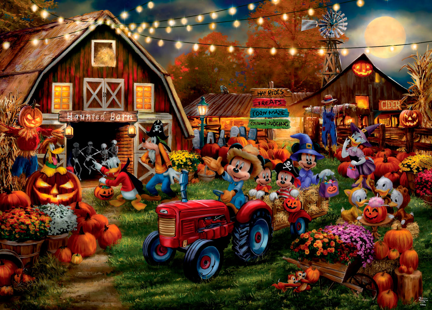 Ceaco - Thomas Kinkade Disney Dreams: Mickey - 1000 Piece Puzzle for Adults