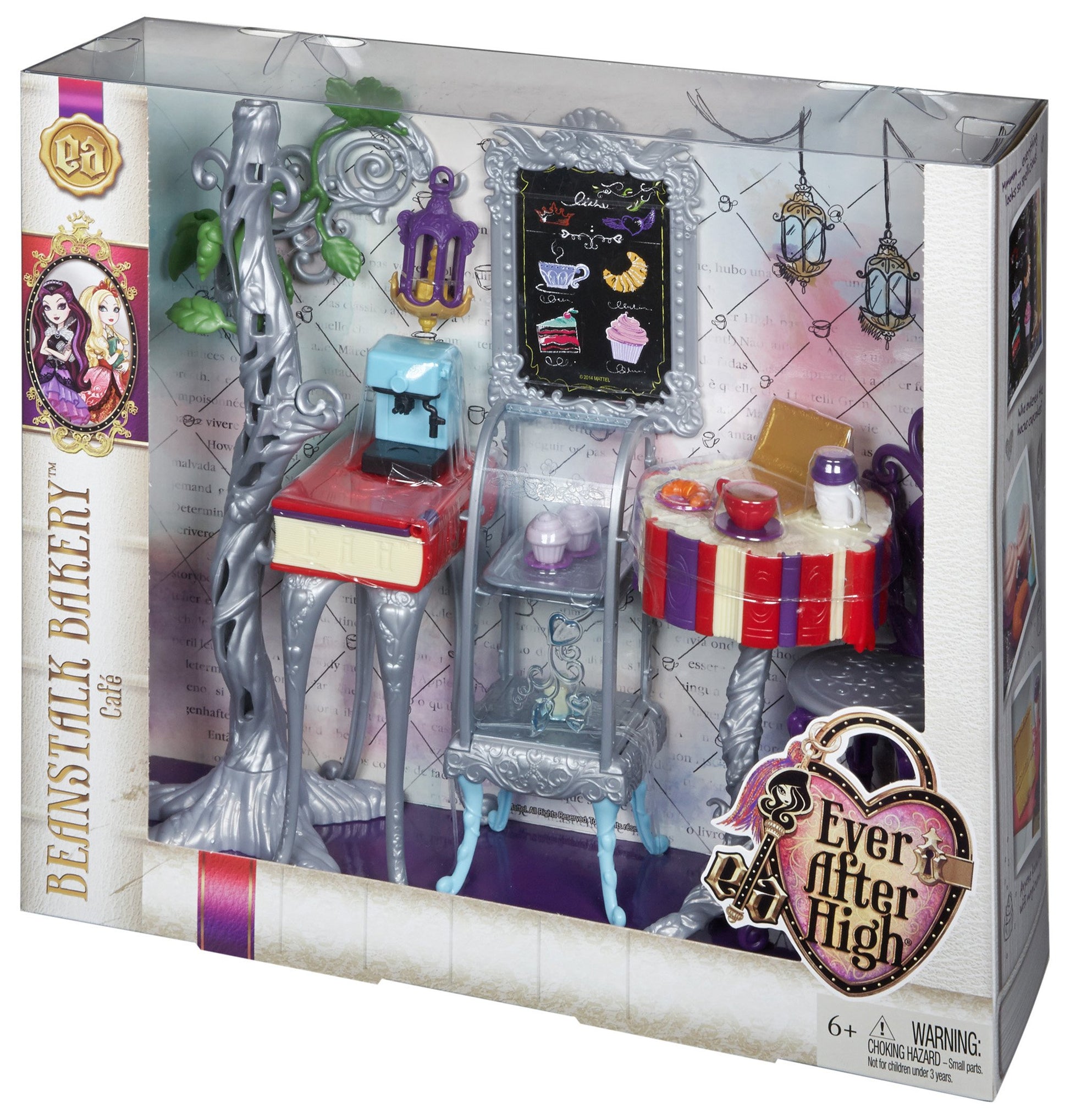 Mattel Ever After High Book End Hangout Beanstalk Bakery Playset