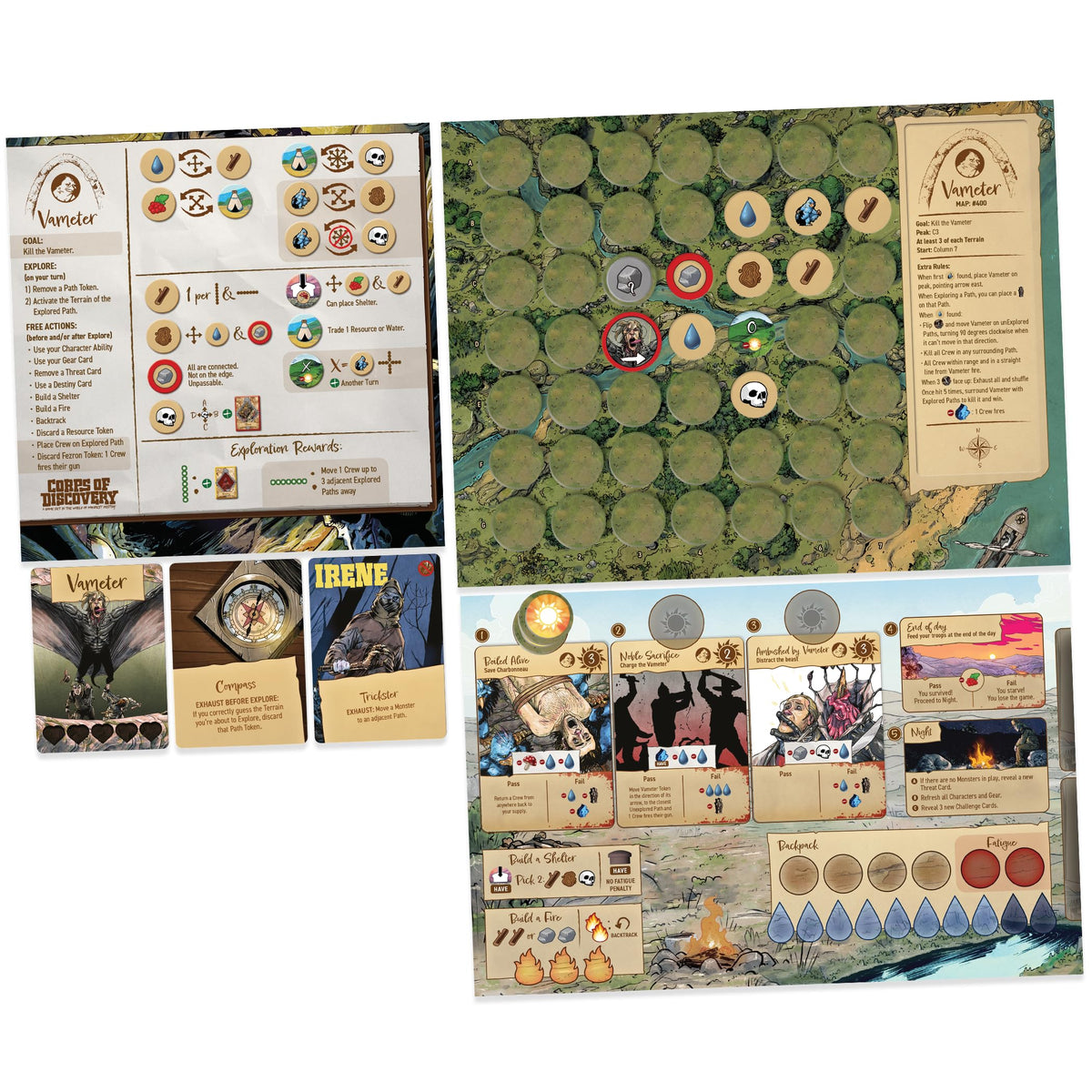 Corps of Discovery: Vameter Expansion - Flying Horror Encounter for the Cooperative Adventure Game | 1-4 Players