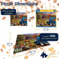 White Mountain 1000 Piece Jigsaw Puzzle, Maplewood Farm in Fall