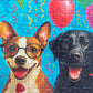 300 Piece Puzzles for Adults Large Piece - Jigsaw Puzzle for Kids 6-8 8-10 - Puppy Birthday Party