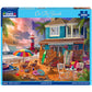 White Mountain 1000 Piece Jigsaw Puzzle Scenic Coastal Summer, On The Beach