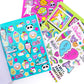 Horizon Group USA Sticker Book with Large and Small Sizes, Kids Stationary for Water Bottle, Notebooks, and Party Favors, Just My Style