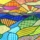SUNSOUT INC - Quilted Appalachian Sunset - 500 pc Jigsaw Puzzle by Artist: Jim Harris - MPN # 42310