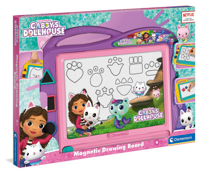 Clementoni - Magic Slate - Gabby's Dollhouse - Draw and Create Unlimited with Style - Explore Your Creative Potential - Budding Artist