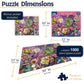 White Mountain 1000 Piece Jigsaw Puzzle Mother's Day Collage, Love You Mom