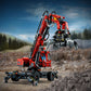 LEGO Technic Material Handler 42144, Mechanical Model Crane Toy, with Manual and Pneumatic Functions, Construction Truck Building Set, Educational