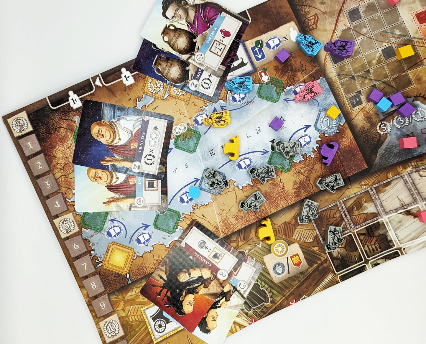 Nova Roma: Emperor Constantine Builds the New Roman Empire - Euro Strategy Board Game - 25th Century Games