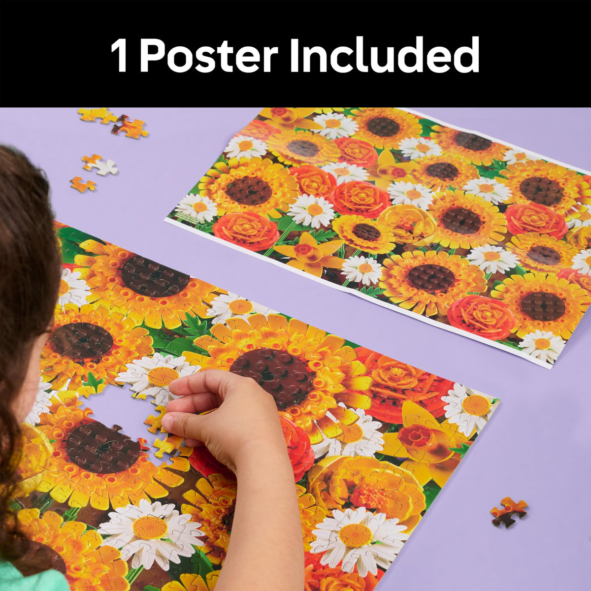 LEGO® Botanicals Sunflower Collage Puzzle (500 pcs)