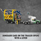LEGO Jurassic World Dinosaur Missions: Allosaurus Transport Truck Toy, Fun Gift Idea for Kids with Kenji, Darius and Yaz Minifigures, Jurassic World