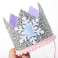 Rweseo Winter Onederland First Birthday Crown,Snowflake 1st Birthday Crown
