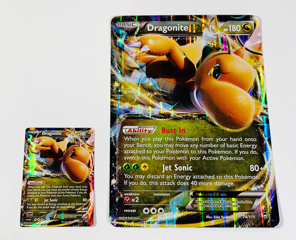5 Oversized Jumbo Pokemon Cards in TOP LOADERS! EX GX Legendary Full Art Untapped Games