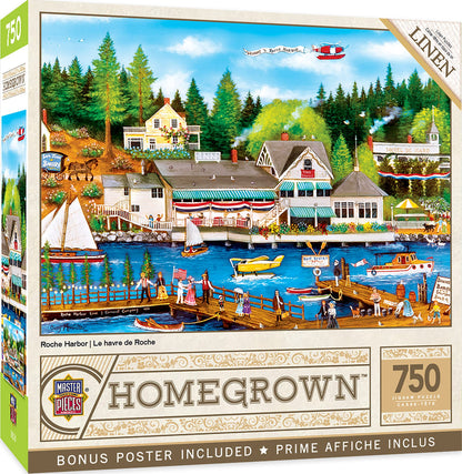 Masterpieces 750 Piece Jigsaw Puzzle for Adults and Family - Roche Harbor - 18"x24"