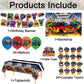 52Pcs Monster Truck Birthday Decorations, Party Supplies for Monster Truck