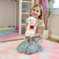 Laila and Lainey Valentine's Day Stuffed Animal - Llama Stuffed Animal, Llama Plush, 8.5 Inches Tall, Valentines Heart Plushies
