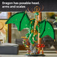 LEGO NINJAGO The Guardian Dragon - Model Building Kit from Legends Monstrosity Series - Room Decor for Teens - Includes Master Wu Minifigure - Gift