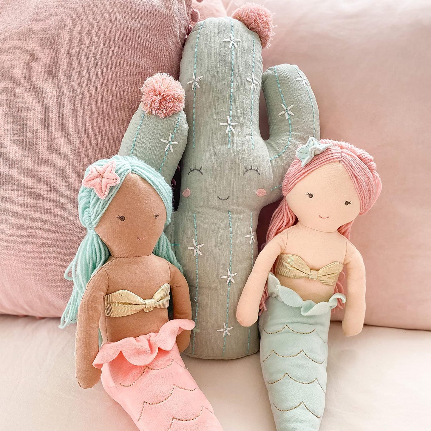 MON AMI Soft Plush Cactus Toy - 18”, Cactus Shaped Toy, Plush & Decorative Accessory for Child’s Bed/Couch