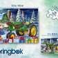 Springbok John Deere Festive Farm Surprise 500 Piece Jigsaw Puzzle