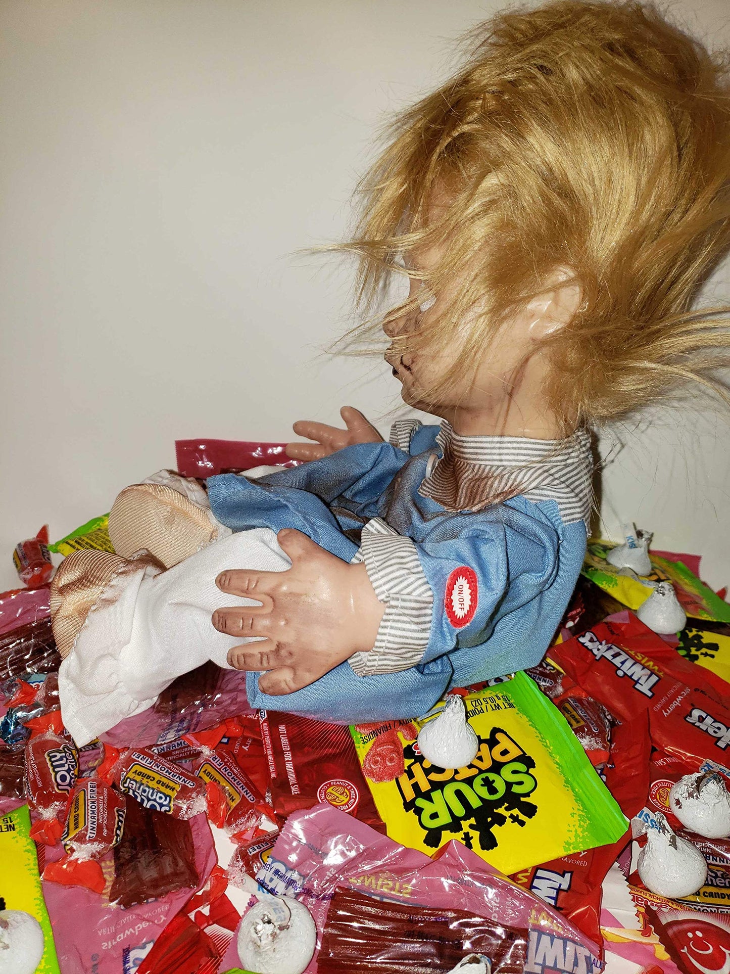Morris Costumes Creepy Crying Doll Baby Ugly Haunted Doll Animatronics Spooky Decor Scary Halloween Decorations Indoor, Scary Haunted House Dolls