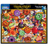 White Mountain 1000 Piece Jigsaw Puzzle Halloween Fall, Trick or Treat