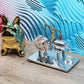 Sunnytech Hot Air Stirling Engine Motor Model Imagination Development Educational Toy Electricity Generator Colorful LED SC (SC02M)