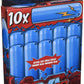 Nerf Mega XL Dart Refill, Includes 10 Mega XL Whistler Darts, Largest Mega Darts Ever, Makes Whistling Sound When Fired