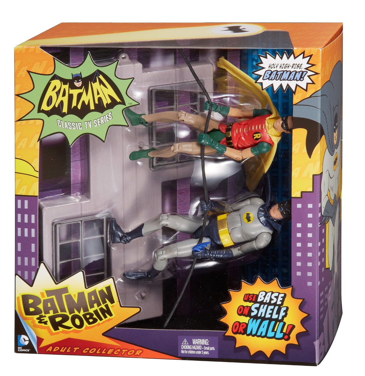 DC Comics Classic TV Series Batman and Robin Action Figure, 2-Pack