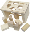 Maple Landmark Shape Sorter Bench - Made in USA
